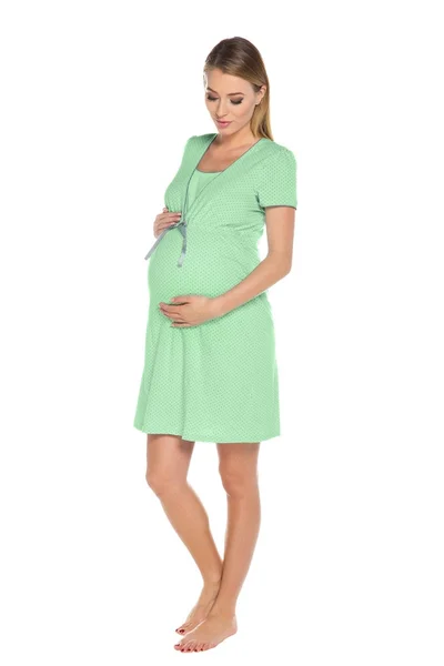 Dámská noční košile těhotenská  - Italian Fashion Žlutá