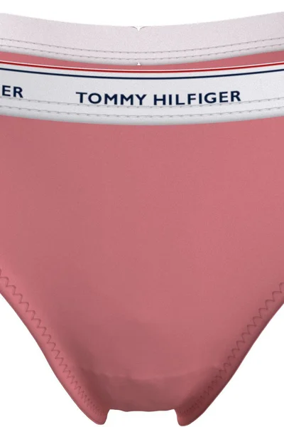 Růžovo-zelená tanga Tommy Hilfiger - 3 ks