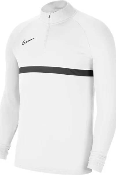 NIKE pánská mikina DriFIT Academy bílá - rychleschnoucí