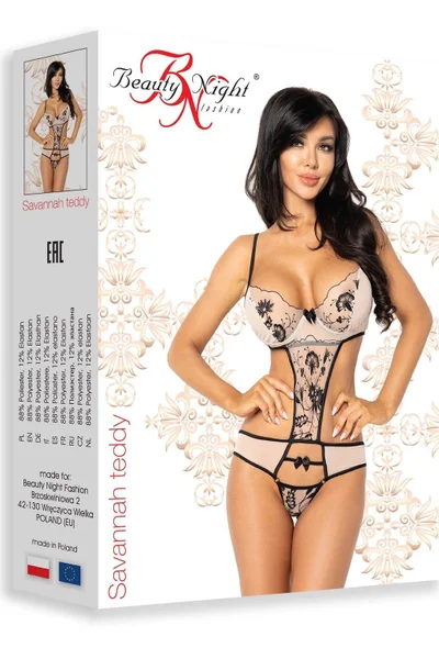 Dámské tělové erotické body Savannah - Beauty Night Beauty Night Fashion