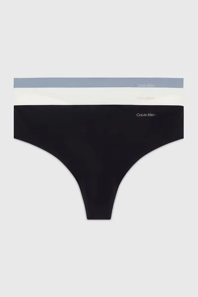 Dámská vícebarevná tanga 3Pack - Calvin Klein