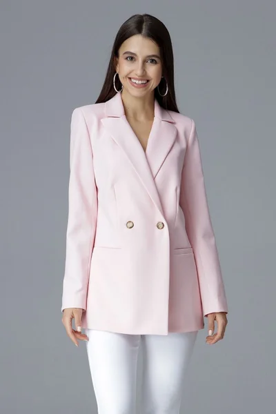 Růžové dámské sako - Elegantní kousek od Figl