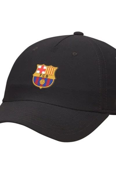 Černá vzorovaná unisex baseballová čepice FC Barcelona - Nike