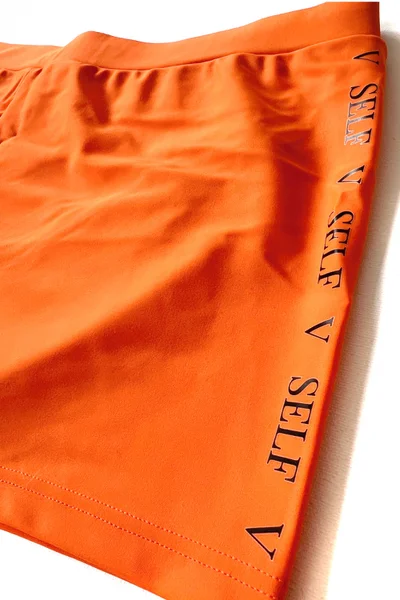 Pánské plavky  oranžové - Self