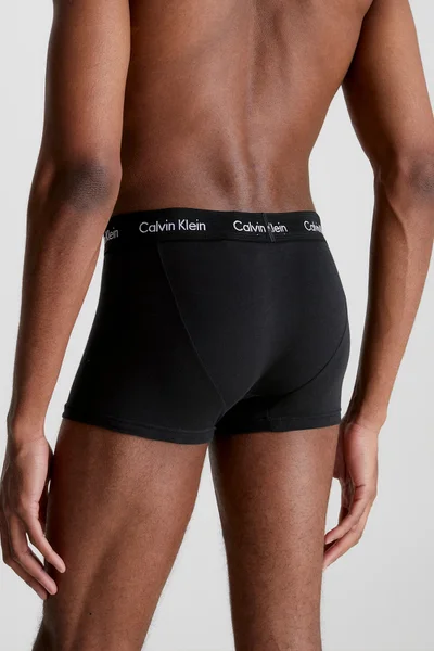 Calvin Klein - pánské černé stretch boxerky s nízkým pasem