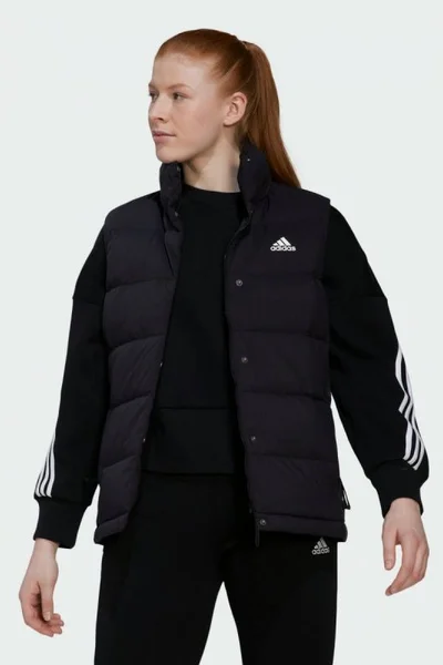 Adidas Dámská Zimní Péřová Vesta Černá