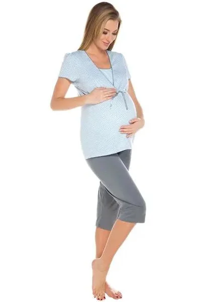 Kojící pyžamo Felicita pro těhotné - Italian Fashion