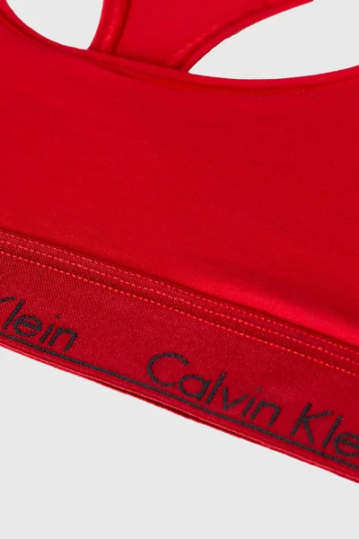 Calvin Klein červená braletka pro dámy bez výztuže