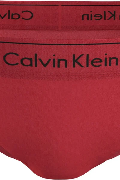 Calvin Klein Červené Dámské Bikini Kalhotky