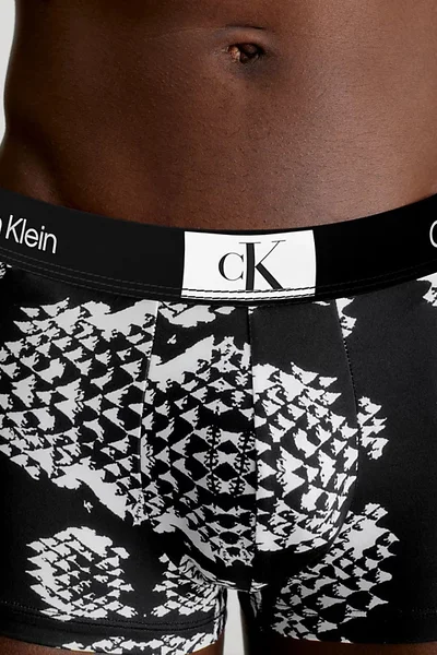 Pánské boxerky UB1 černé-potisk - Calvin Klein