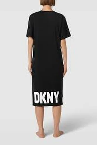 Dámská noční košile  v černé barvě - DKNY