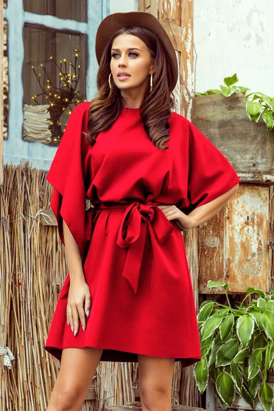 Dámské červené šaty Sofia