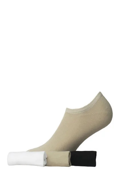 Pohodlné pánské kotníkové ponožky s elastickými vlákny Wola