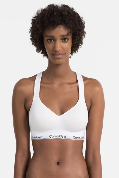 Podprsenka bílá sportovní  Calvin Klein