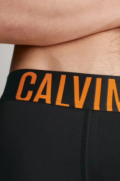 Calvin Klein Mužské Boxerky Černá s Elastickým Pásem