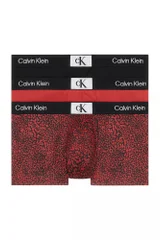 Pánské boxerky 3Pack HZY černo červené - Calvin Klein