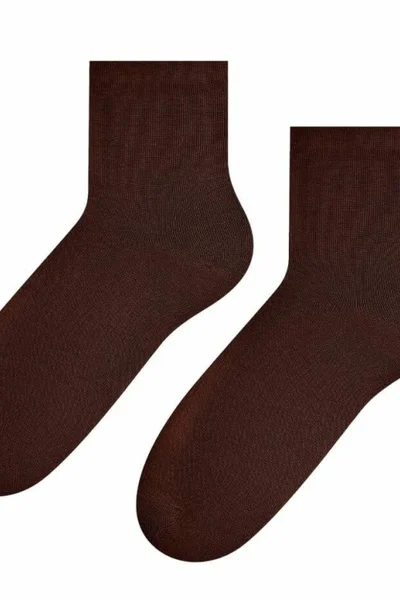 Dámské ponožky brown - Steven hnědá