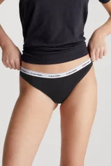 Dámská bavlněná tanga Calvin Klein MODERN LOGO