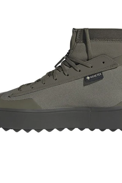 Pánské GORE-TEX boty ADIDAS khaki-zel.