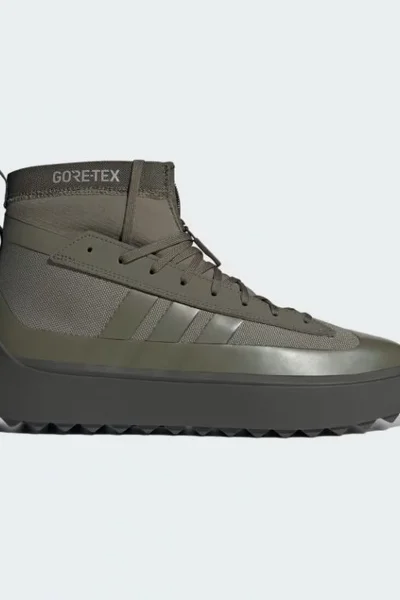 Pánské GORE-TEX boty ADIDAS khaki-zel.