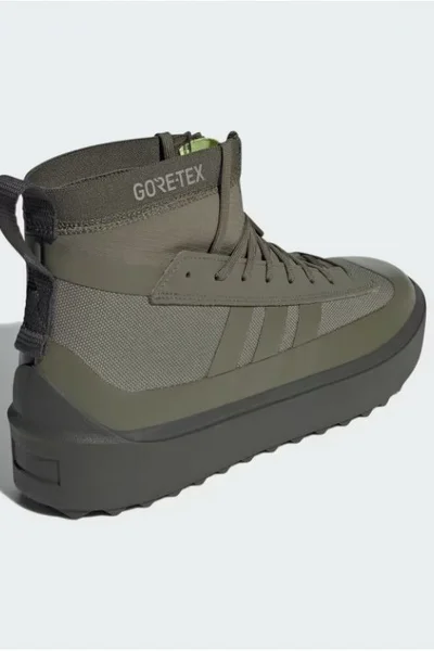 Pánské GORE-TEX boty ADIDAS khaki-zel.