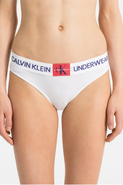 Dámské bílé kalhotky Calvin Klein