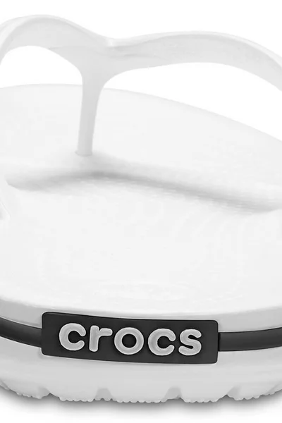 Unisex Bílé Žabky Crocs Crocband Comfort