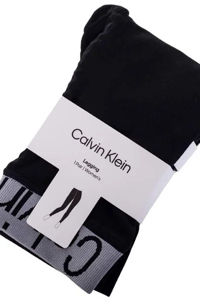 Calvin Klein elegantní dámské černé legíny s vysokým pasem