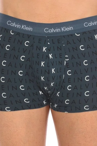 Calvin Klein Pánské Boxerky Grafitové Sada 3ks