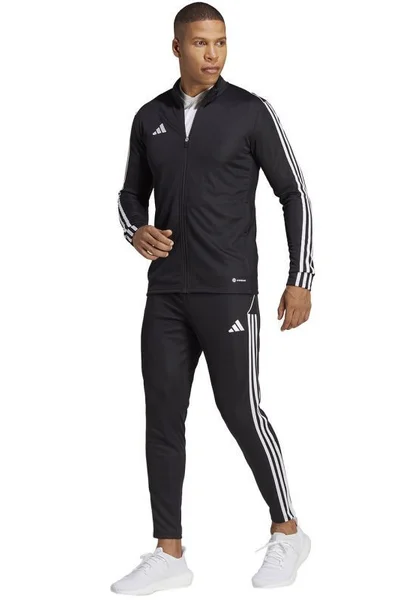 ADIDAS Aeroready Pánská Černobílá Tréninková Mikina