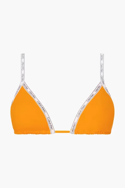 Dámské vrchní díl plavek ZEG oranžové - Calvin Klein