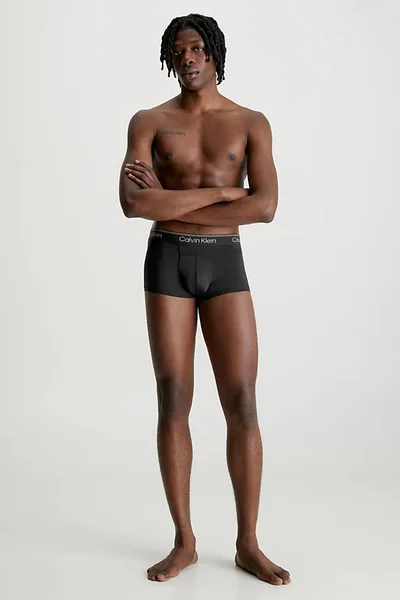 ATHLETIC MICRO - v černé barvě pánské boxerky Calvin Klein