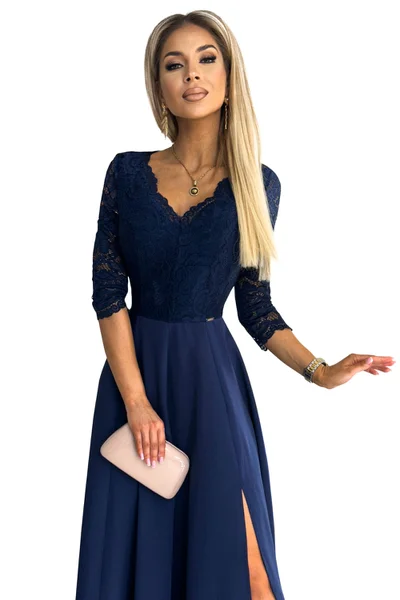 Dámské šaty   Amber - Numoco tmavě modrá