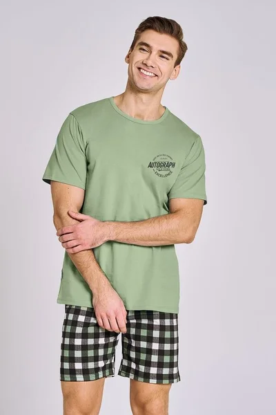 Zelené pánské pyžamo Carter - Taro
