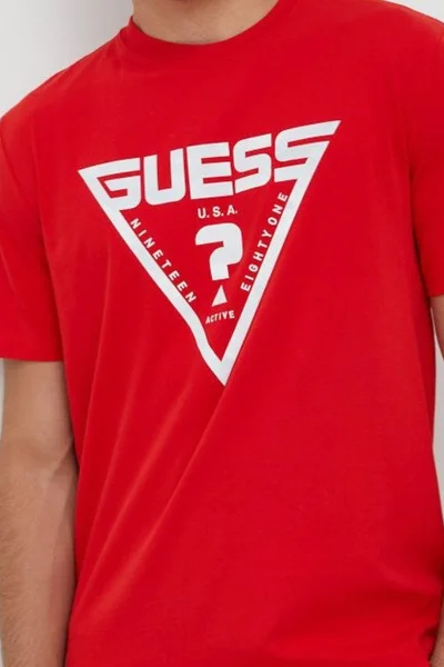 Pánské triko   červená - Guess