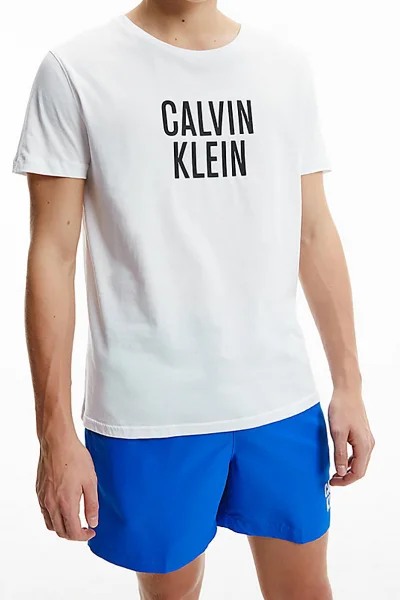 Pánské stylové tričko Calvin Klein z bavlny s krátkým rukávem