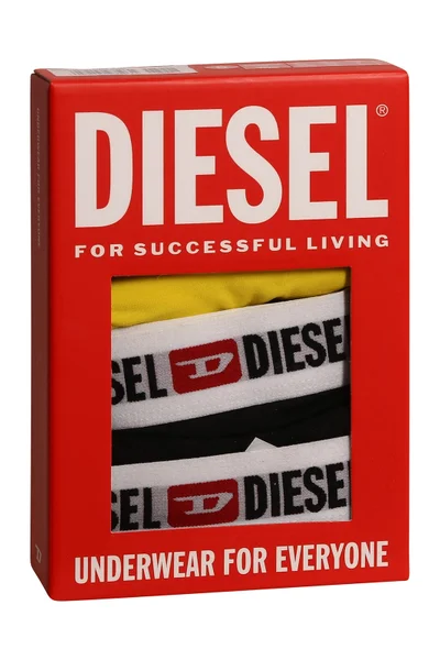 Dámská tanga Diesel - 3 ks - fialové - hrubá guma