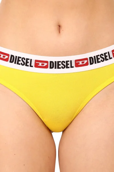 Dámská tanga Diesel - 3 ks - fialové - hrubá guma