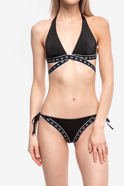 Dámské bikiny s bočním zavazováním Calvin Klein