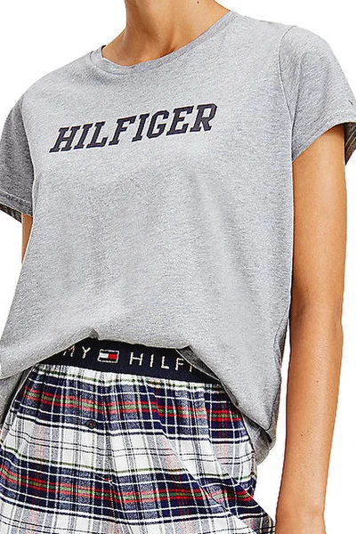 Dámské Bavlněné Tričko Tommy Hilfiger Krátký Rukáv