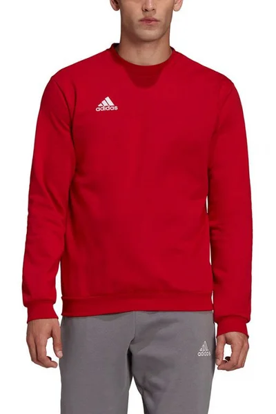 Pánská červená mikina Entrada - ADIDAS