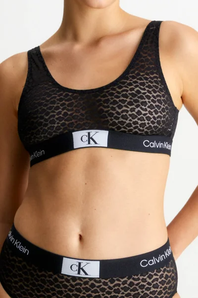 Dámská sportovní podprsenka bez výztuže Calvin Klein