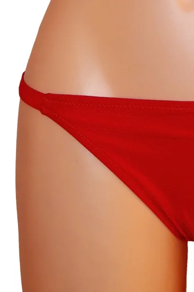 Růžovo-červené dámské dvoudílné bikiny s kosticemi OEM