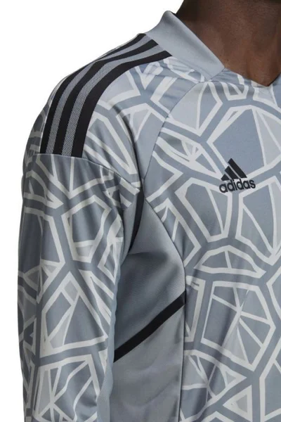 Pánský šedý brankářský dres s dlouhým rukávem ADIDAS