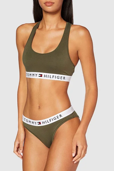 Dámská bralette podprsenka RBN khaki - Tommy Hilfiger