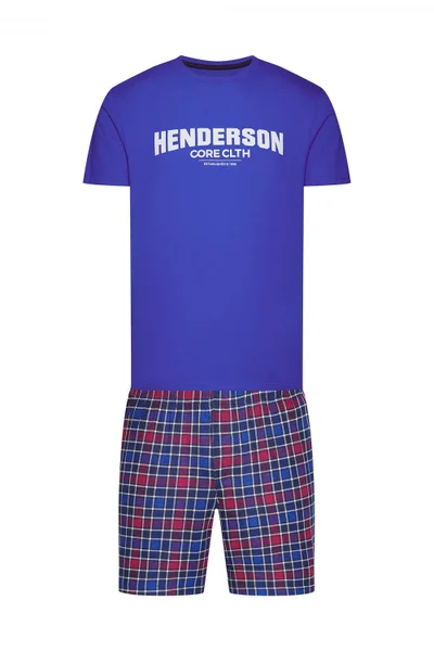 Pánské pyžamo Lid v modré barvě - Henderson