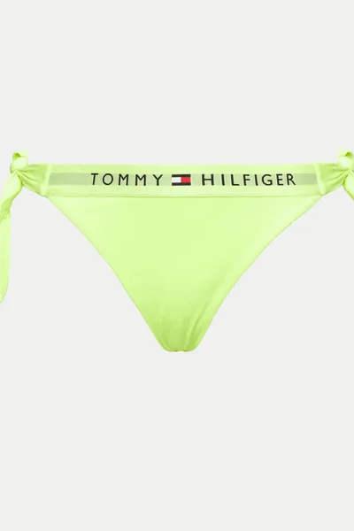 Dámské žluté bikiny kalhotky s vázačkami - Tommy Hilfiger