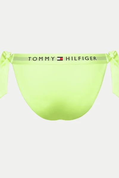 Dámské žluté bikiny kalhotky s vázačkami - Tommy Hilfiger