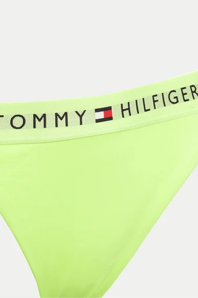 Dámské žluté bikiny kalhotky s vázačkami - Tommy Hilfiger