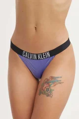 Dámské modré brazilské plavky - Calvin Klein